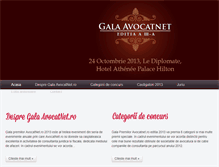 Tablet Screenshot of gala.avocatnet.ro